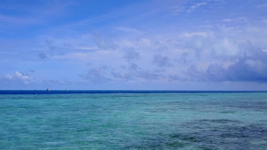 豪华度假度假度假胜地海滩旅程的景象由浅礁湖进行具有视频