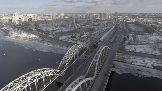 Kyiv的工业景色视频