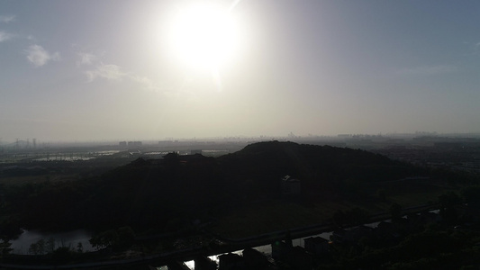 上海市松江区城市航拍视频