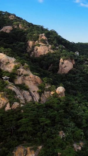 千山风景区古建筑道观大自然20秒视频