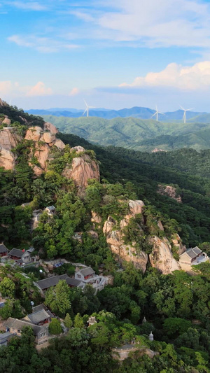 千山风景区古建筑道观辽宁省20秒视频