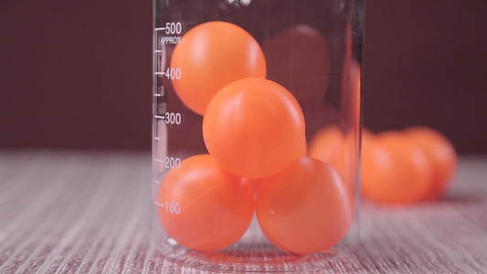 乒乓球蛋白质分子大小演示实验教具 视频
