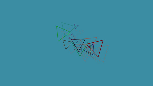 三角形抽象背景动画视频