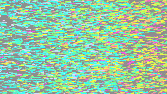 五颜六色的鱼蝌蚪逗号水滴的彩色动画移动纹理呈虹彩斑驳视频