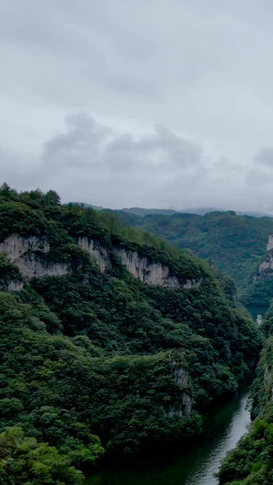 航拍贵州荔波漳江自然风光4A景区33秒视频