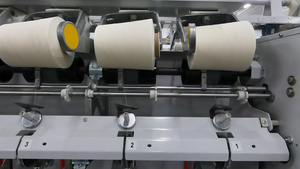一家纺织厂的设备11秒视频