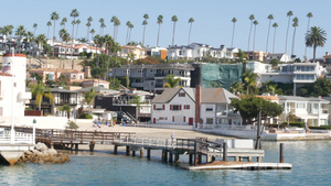 美国加利福尼亚州纽波特豪华物业太平洋沿岸的海滨房地产13秒视频