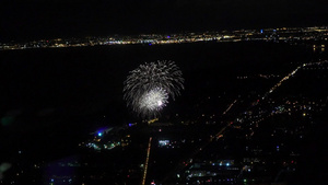 夜间城市灯光10秒视频