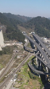 城市航拍贵州贵阳城市建设 视频