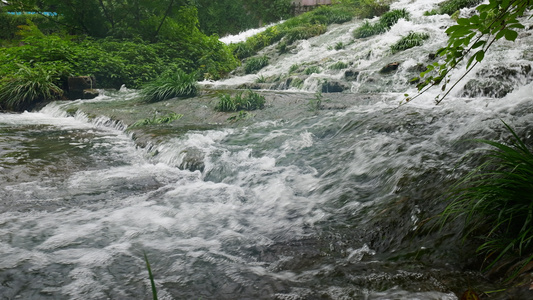 4K山泉泉水溪流溪水水源 视频