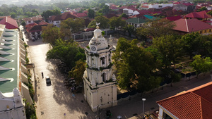 菲律宾维甘市的圣保罗大教堂维甘大教堂19秒视频