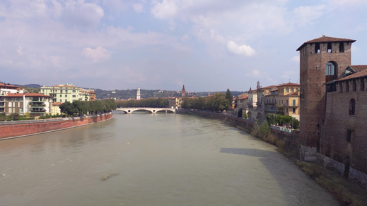 Verona3的旱河风景视频