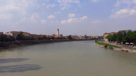 Verona2的旱河风景视频