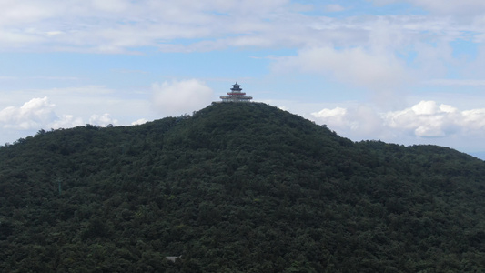 湖南张家界天门山5A景区航拍视频视频