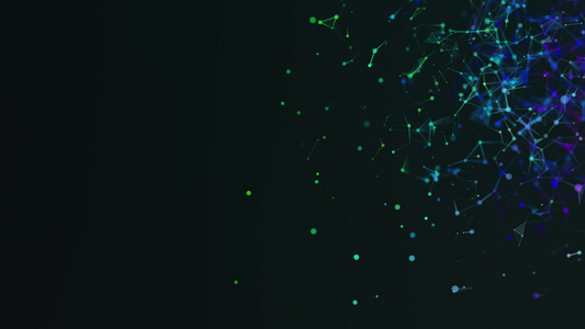 科学丛运动图形的抽象背景技术概念视频