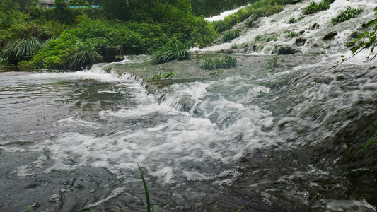 4K山泉泉水溪流溪水水源 视频