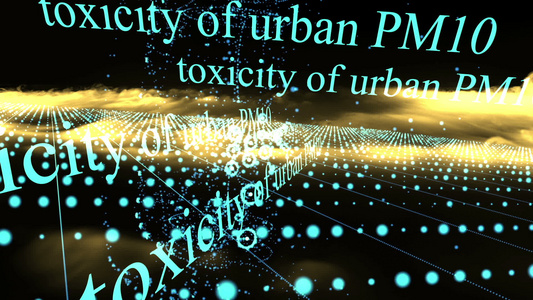 城市pm10,pm2.5的空气污染和毒性视频