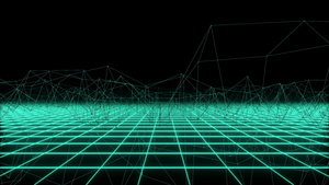 3d科技网格背景15秒视频