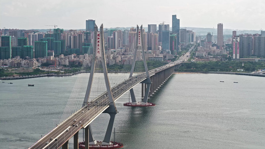 4k湛江海湾大桥视频