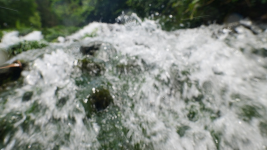 4K山泉泉水溪流溪水水源 视频