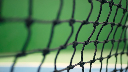 球场上的网球设备体育娱乐概念掌声视频