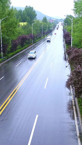 城市公路航拍高速公路视频