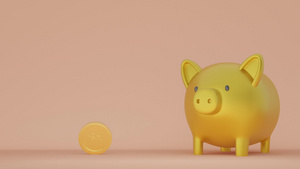 小猪银行追逐硬币9秒视频