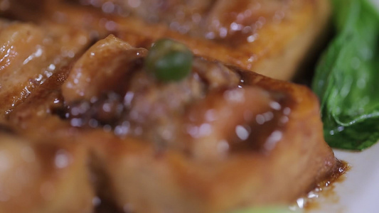 国宴美食豆腐酿肉 视频