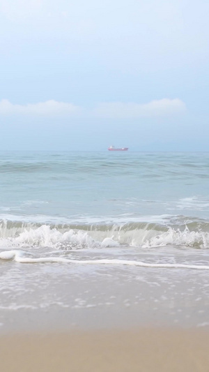 沙滩海浪22秒视频