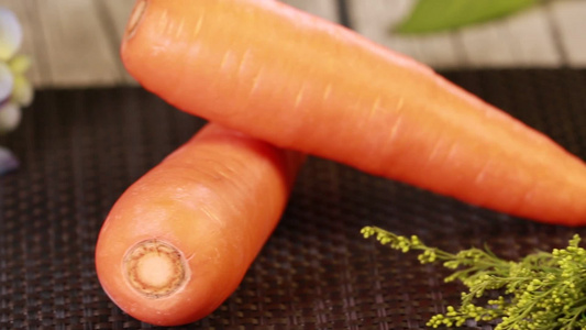 胡萝卜蔬菜胡萝卜素 视频