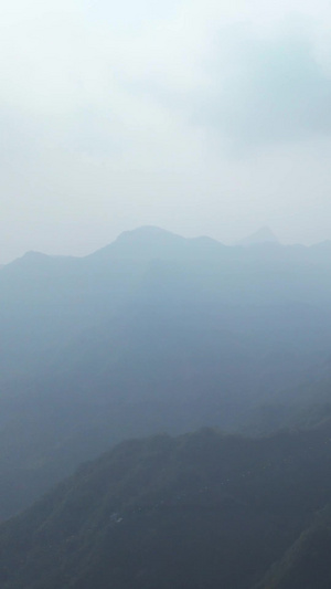 航拍湖南邵阳5A级旅游景区崀山山顶素材旅游素材45秒视频