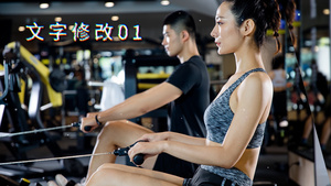 玻璃质感健身运动体育宣传推广AE模板65秒视频