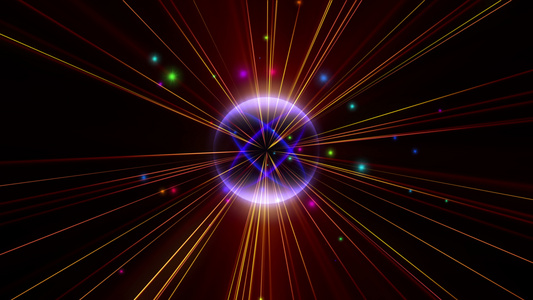 原子恒星光射线脉冲4k视频