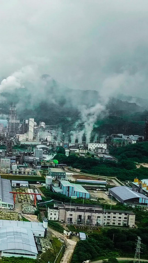 工厂烟雾环境保护33秒视频