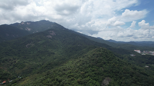 4K广东惠州罗浮山自然风光航拍视频