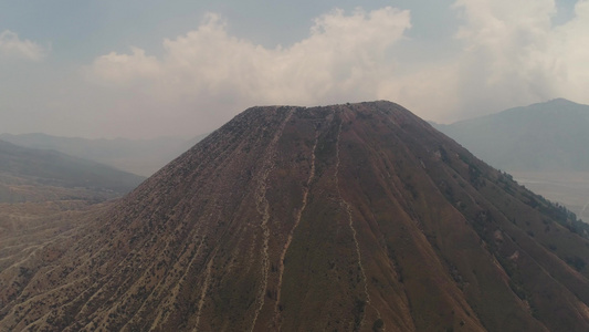 火山的山地景观视频