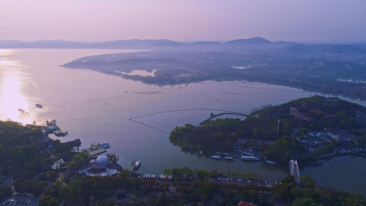 无锡太湖鼋头渚4K航拍视频