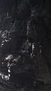 国家5A级旅游景区重庆黑山谷渝黔大裂谷钟乳石视频