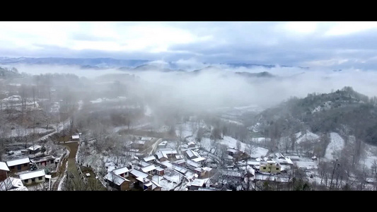 广袤大地 冰天雪地 云海 视频素材 唯美 风景 山川 视频