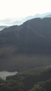 航拍5A景区衢州江郎山全景视频旅游景区视频