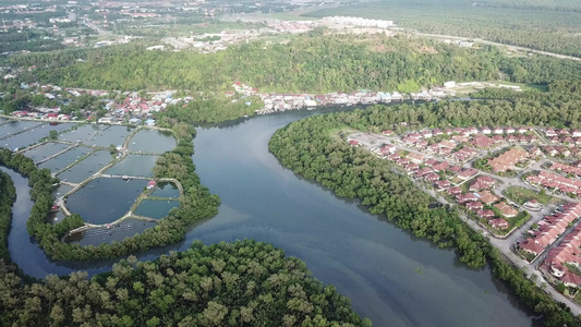 BatuKawan和BukitTambun两边的空中视频