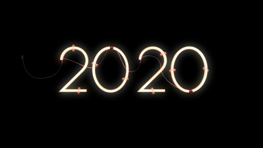 2021闪烁的神经信号无缝循环乳胶垫视频