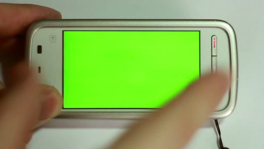 绿色智能智能手机视频