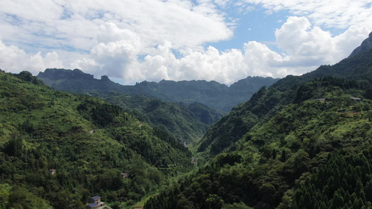 湖南张家界旅游景区地标建筑航拍视频