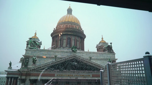 圣彼得堡的伊萨克斯大教堂11秒视频