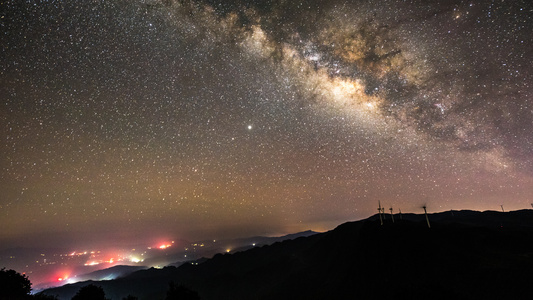 4K星空延时视频