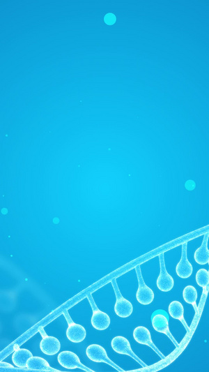 DNA链条医疗背景医疗健康30秒视频