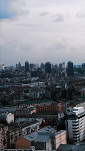 乌克兰基辅城市风光城市建筑视频