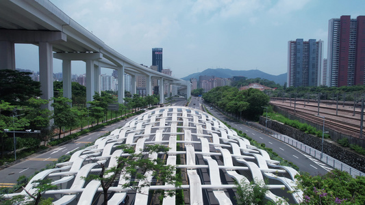 地铁轨道交通的场景[场境]视频