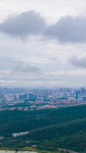 航拍广西南宁青秀山5A景区移动延时摄影青秀山全景11秒视频